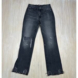 UO BDG Bootcut Distressed Chewed Ankle Y2K 100% Cotton High Rise Denim Jeans 26